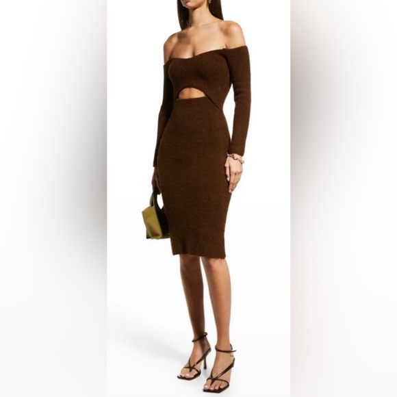 L’AGENCE Nala Off The Shoulder Dress - Picture 2 of 6